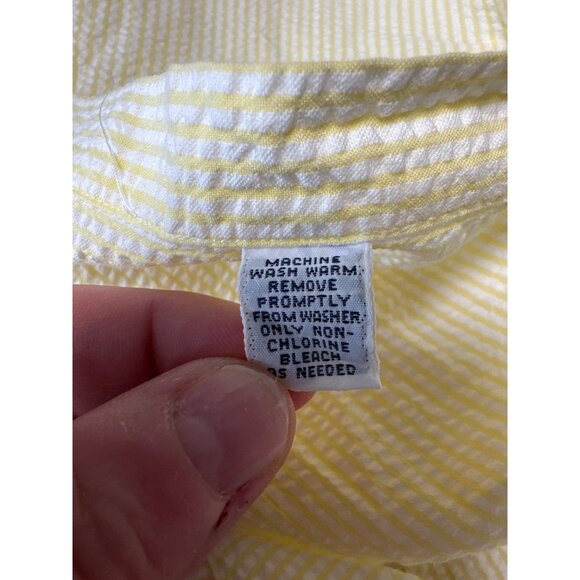 Ralph Lauren Golf Tilden Striped Button-Down Short Sleeve Classic Fit Shirt Sz L - Picture 7 of 9